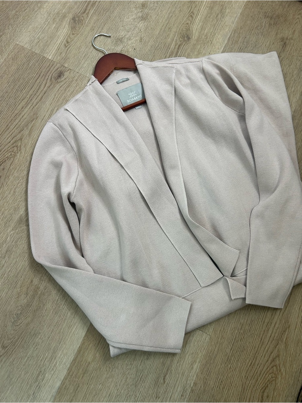 Sonia & Kyo 100% Organic Cotton Estella Knit Duster 'Coatigan' Coat Cardigan